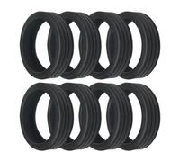 protezione per ruote bagagli,Coperture per ruote per bagagli,Protezione per ruote in silicone - 8X Copertura di protezione della ruota del bagagliaio antirumore, protezione della ruota