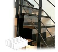 Protezione per Scale 6/7/8 Pezzi Protezioni Autoadesive Gradini, Ideali | Tavolette di Alzata a L Personalizzabili, Senza Bisogno di Forare, per Riempire Lo Spazio Tra(6Pcs,W110xH25cm (44x10in))