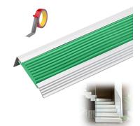 Protezione per scale in alluminio, antiscivolo, striscia impermeabile Staase Safe, verde, larghezza 5 cm, h per una maggiore protezione