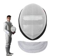 Protezione per scherma, protezione per il viso di scherma, maschera protettiva per recinzioni | copricapo, casco maschera, solido e sicuro, attrezzatura per adulti