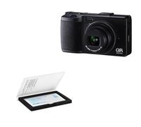 Protezione per schermo JJC 9H compatibile con Ricoh GRIV, GR4, GR IV HDF, monocromatica, vetro temperato da 0,3 mm per LCD, antigraffio, antipolvere e anti-impronte (facile da installare)