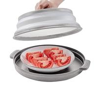 Protezione per schizzi a microonde -piegatura e -ren g della copertura del forno e del forno fondo: paraspruzzi multifunzionale, vassoio a vapore, PP resistente al calore senza paura