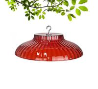 Protezione per scoiattolo per mangiatoia per - Deflettore protettivo per pioggia con scudo impermeabile, di fissaggio a barriera con gancio regolabile | Deterrente per esterni