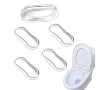 Protezione per sedile WC - Protezioni adesive per sedile WC | per la casa, fermaporta WC per casa, hotel, camera da letto e scuola | Kit di ricambio per sedile