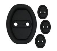 Protezione per serratura portiera auto, protezione per serratura portiera auto, 4 pezzi di protezione adesiva per chiusura portiera auto in silicone, Copertura protettiva a tutto tondo per chiusura ve