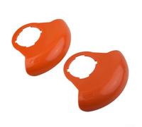 Protezione per tagliaerba senza fili, compatibile con decespugliatori e decespugliatori da 12 V/24 V, in plastica resistente e acciaio, protezione per lama per tosaerba per uso in giardino, (rosso)