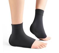 Protezione per tallone d'Achille, calze imbottite a compressione in gel di alta qualità, per talloni di Haglund, borsite, tendinite e tenerezza, 1 paio, da donna 10+, da uomo 9+