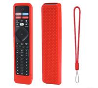 Protezione per telecomando in silicone compatibile con dispositivi TV RF402A e NH800UP, supporta l'uso quotidiano e la resilienza ambientale (rosso)