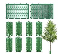 Protezione per tronchi, 10 pezzi, protezione per corteccia per alberi | scudi protettivi per piantine, da giardinaggio resistenti alle intemperie per protezione