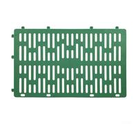 Protezione per tronco d'albero in plastica PP con espansione regolabile per la crescita stagionale e prese d'aria perforate per sostenere uno sviluppo sano (verde)