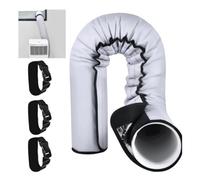 Protezione Per Tubo AC - Manica Di Protezione | Manica Isolante Flessibile Per Tubi Di Scarico | Avvolgimento Del Tubo | Involucro Protettivo Resistente Al Calore Per Impianto Idraulico, HVAC, Forno,
