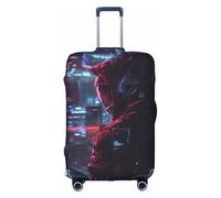 Protezione per valigia con stampa Hacker Era, ideale per viaggi e viaggi.