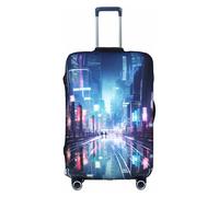 Protezione per valigia con stampa Hacker Era, ideale per viaggi e viaggi.
