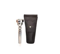 Protezione per valvola tromba in vera pelle di protezione e comfort (Pouch singolo, nero)