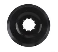 Protezione per volano per bici da strada e mountain bike per supportare l'integrità del percorso della catena su ruote libere e treni a cassetta (nero)