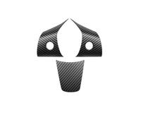 Protezione per Volante Adesivi In Fibra Di Carbonio Pannello Del Volante Pannello Del Telaio Rivestimento Della Copertura Per Tesla Per Modello 3 Per Modello Y Accessori per Auto(Matte Carbon Fiber)