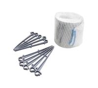 Protezione permanente della maglia della grondaia d'acciaio generale per pluviali ostruiti & la maglia di accumulazione per il drenaggio del tetto