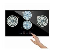 Protezione Piano Induzione | Copri Piano Cottura | Tappetino Piano Induzione | Effetto Cambia Colore | Copri Piastra Induzione | Set 2 pezzi 18cm e 2 pezzi 22cm