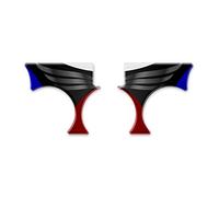 PROTEZIONE PIASTRA FORCELLA RESINA 3D COMPATIBILE CON HONDA Africa Twin CRF 1000 L PA-002(NWS) (Tricolore)