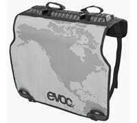 EVOC TAILGATE PAD DUO per il trasporto di biciclette nel pick-up (portabici senza gancio di traino, fissaggio di 2 biciclette, accesso alla leva del portellone posteriore), grigio pietra