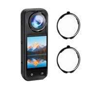Protezione Premium per Lenti Insta360 X5 - Custodia per Lenti PC a Triplo Strato con Protezione Anti-Graffio/Anti-Appannamento e Design Antishock
