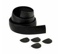 PROTEZIONE PROTEGGI PARAURTI ADESIVO CURVATO 3M PVC NERO 5mt x 32mm LAMPA