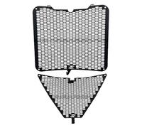 Protezione Radiatore Adatto per Kawasaki ZX6R 2024 Protezione in rete per serbatoio, griglia radiatore, lega di alluminio, superiore e inferiore, un pezzo Protezione della griglia(Black)