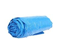 Protezione rettangolare per piscina per tutte le stagioni, bordi elastici resistenti e design resistente alle intemperie per piscine esterne fuori terra rettangolari all'aperto