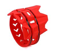 Protezione Scarico Marmitta Terminale Rosso Universale Cross Enduro 2T 4T MF4665