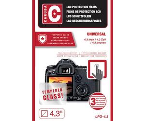 Protezione Schermo Caruba LCD 4,3" Vetro Ottico Ultra Sottile 2 Pezzi