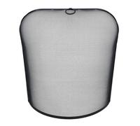 Protezione scintille antincendio curvo nero freestanding Fireside Fine Mesh P...