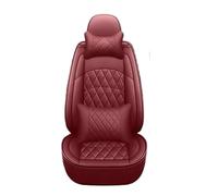 Protezione Sedile Coprisedile In Pelle Accessori Auto Per Maserati Tutti I Modelli Per GranTurismo Per Ghibli Per Levante Per Quattroporte Car-Styling Coprisedili(Wine red pillow)