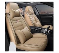 Protezione Sedile Coprisedile Universale Auto Per TOYOTA Tutti I Modelli Di Auto Per Corolla Per Camry Per RAV4 Per CHR Accessori Interni Copertura Protettiva Sedili Coprisedili(Luxury Beige 5 Seat)