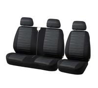 Protezione Sedile Coprisedile Universale Per Camion 2+1 Posti Airbag Interno Traspirante Compatibile Per Sedile Singolo Conducente E Doppio Passeggero Coprisedili(Grigio)
