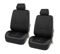 Protezione Sedile Cuscino Coprisedile Per Auto In Pelle PU Per VW Per Golf 4 Per Passat B5 B8 Per Golf 5 Protezioni Per Seggiolini Auto Coprisedili(2 seat black)