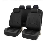 Protezione Sedile Cuscino Coprisedile Per Auto In Pelle PU Per VW Per Golf 4 Per Passat B5 B8 Per Golf 5 Protezioni Per Seggiolini Auto Coprisedili(5 seat black)