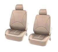 Protezione Sedile Cuscino Coprisedile Per Auto In Pelle PU Per VW Per Golf 4 Per Passat B5 B8 Per Golf 5 Protezioni Per Seggiolini Auto Coprisedili(2 seat beige)