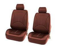 Protezione Sedile Cuscino Coprisedile Per Auto In Pelle PU Per VW Per Golf 4 Per Passat B5 B8 Per Golf 5 Protezioni Per Seggiolini Auto Coprisedili(2 seat brown)