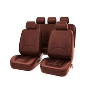 Protezione Sedile Cuscino Coprisedile Per Auto In Pelle PU Per VW Per Golf 4 Per Passat B5 B8 Per Golf 5 Protezioni Per Seggiolini Auto Coprisedili(5 seat brown)