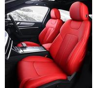 Protezione Sedile Per Jaguar XE 2015 2016 2017 2018 2019 Surround Personalizzato PU Pelle Coprisedili Per Auto Di Lusso(Rosso,Standard)