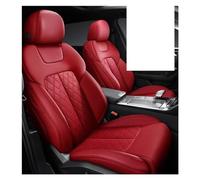Protezione Sedile Set Completo Di Coprisedili Per Auto Personalizzati In Pelle Per Isuzu Per D-MAX MU-X Accessori Per Auto Coprisedili(Rosso)