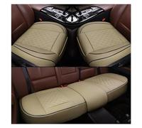 Protezione Sedile Tappetino Protettivo Universale Traspirante Cuscino Seggiolino Accessori Interni Adatti Al Sedile Automatico Coprisedile Auto In Pelle Impermeabile Coprisedili(3pcs beige)