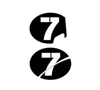 Protezione Serbatoio Adesivi Decalcomanie moto Numero 1-20 Custodia per Vespa Serie 2 Sei Giorni GTS 300 GTV250 GTV125 300 HPE