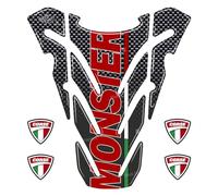 Protezione serbatoio Adesivo Resinato compatibile con Ducati MONSTER 696 796 821 1100 Tank Pad serbatoio…