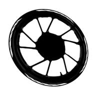 Protezione serbatoio Adesivo Riflettente Per Cerchioni Di Motocicletta Per Suzuki Per Hayabusa 1300, Decalcomania Riflettente Per Cerchi Da 17", Accessori A Strisce.(White)