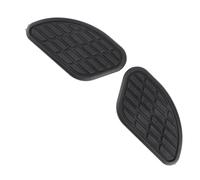 Protezione serbatoio carburante, 1 paio di decalcomanie per ginocchiere per protezione moto serbatoio serbatoio moto universale(Nero)
