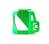 Protezione Serbatoio Liquido Freni Posteriori CNC Moto Protezione Coppa Olio 2024 Per Z900 RS SE Z750 Z800 Z400 Z 500 Per Ninja 400(VERDE)