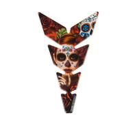 Protezione Serbatoio OneDesign Moon Slim Mexican Tattoo Red Woman