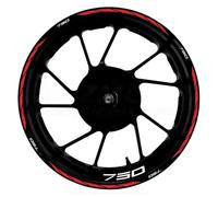 Protezione serbatoio Strisce Riflettenti Per Moto, Adesivi Decorativi Per Pneumatici, Per HONDA CB750, CB 750, Ruote, Mozzi, Decalcomanie, Nastri, Accessori(Red)
