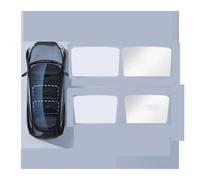 Protezione Solare Auto Parasole Interna Parasole Per Tettuccio Apribile Per Tesla Per Modello 3 Per Highland Per Modello Y 20212022 2023 2024 Parasole In Vetro Anteriore(Beige)